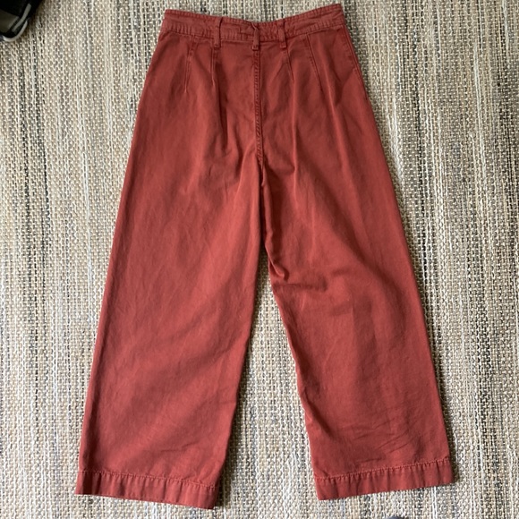 Free People Rust Wide Leg Pants size 26 - Picture 5 of 5